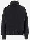 Sa Su Phi Turtleneck Open-back Sweater In Black