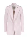 Sa Su Phi Single-breasted Blazer In Pink
