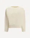 Sa Su Phi Crew-neck Knitted Sweater In Neutral