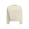 Sa Su Phi Crew-neck Knitted Sweater In Neutral