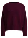 Sa Su Phi Long-sleeve Crew-neck Sweater In Purple