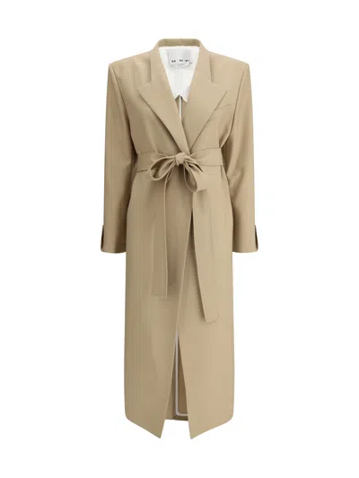 Sa Su Phi Lauren Trench Coat In Beige