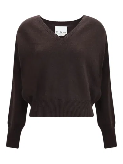 SA SU PHI LAVINIA V-NECK SWEATER