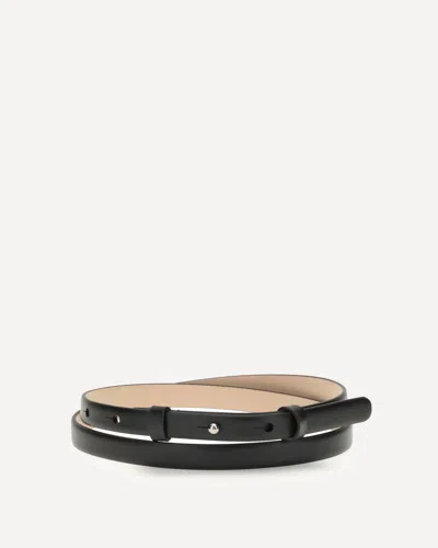 Sa Su Phi Leather Belt In Black