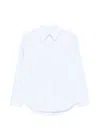Sa Su Phi Light Blue Cotton Blouse In Blue