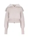 Sa Su Phi Jen Brushed-effect Zip-up Cardigan