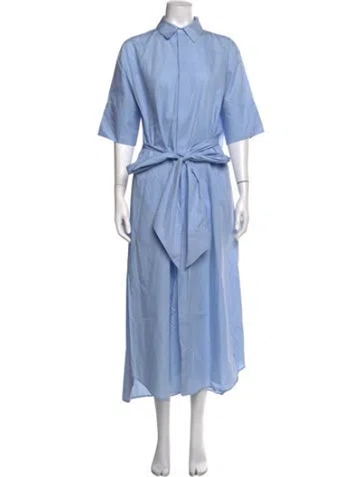 Pre-owned Sa Su Phi Long Dress In Blue
