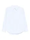 Sa Su Phi Light Blue Cotton Blouse In Blue