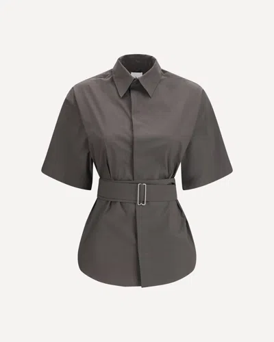 Sa Su Phi Marcella Shirt Short Sleeve In Gray