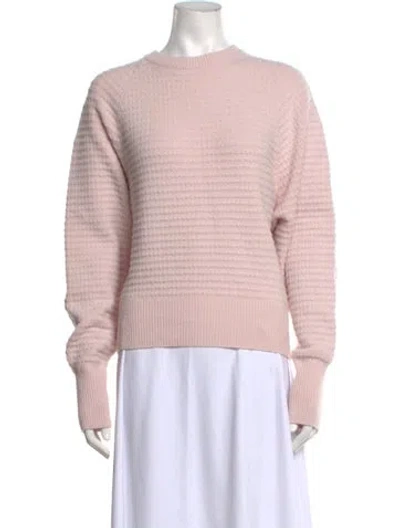 Pre-owned Sa Su Phi Merino Wool Crew Neck Sweater In Pink