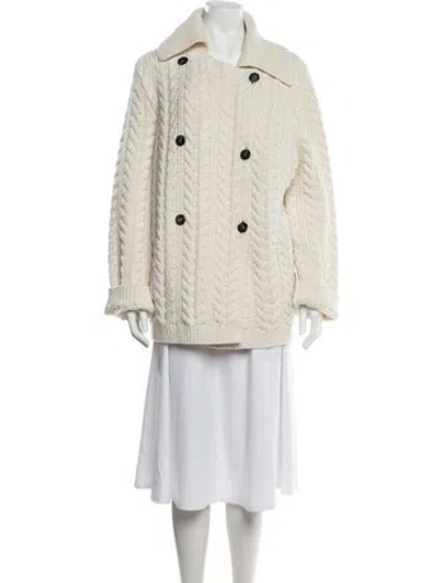 Pre-owned Sa Su Phi Merino Wool Jacket W/ Tags In Neutrals