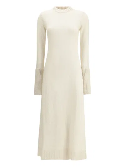 SA SU PHI MORENA RIBBED-CUFF LONG DRESS