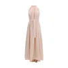 Sa Su Phi Multicolor Polyester Long Dress In Purple