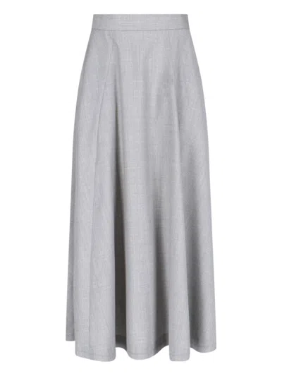 SA SU PHI O-DIXY" MAXI SKIRT - GREY