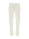 Sa Su Phi Slim-fit Trousers In White