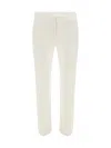Sa Su Phi Slim-fit Trousers In White