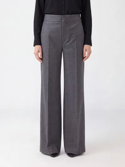 Sa Su Phi Pants Woman Color Grey In Animal Print
