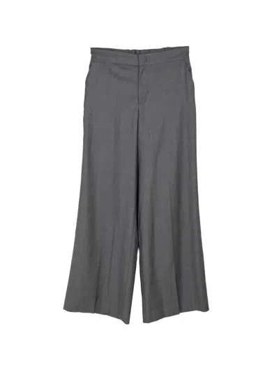 Sa Su Phi Petra Wide-leg Trousers In Gray