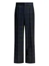 Sa Su Phi Plaid Trousers In Blue