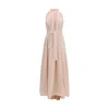 Sa Su Phi Multicolor Polyester Long Dress In Purple