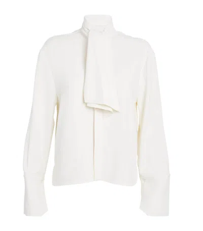 Sa Su Phi Pussybow Blouse In Ivory