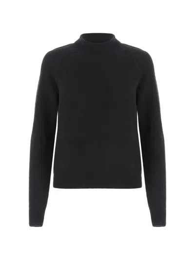 Sa Su Phi Raglan-sleeve Sweater In Black