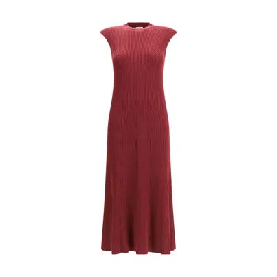 SA SU PHI RIBBED CASHMERE SILK SLEEVELESS LONG DRESS