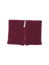 Sa Su Phi Textured Ribbed Scarf For All Seasons In Red