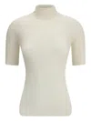 Sa Su Phi Ribbed-knit Top In Neutral