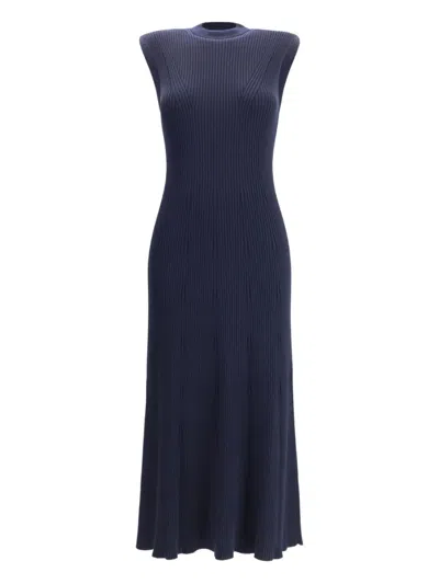 SA SU PHI RIBBED-SLEEVELESS MIDI DRESS