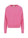 Sa Su Phi Round-neck Cashmere Sweater In Pink
