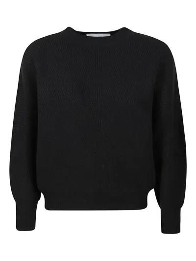 Sa Su Phi Round Neck Sweater In Black