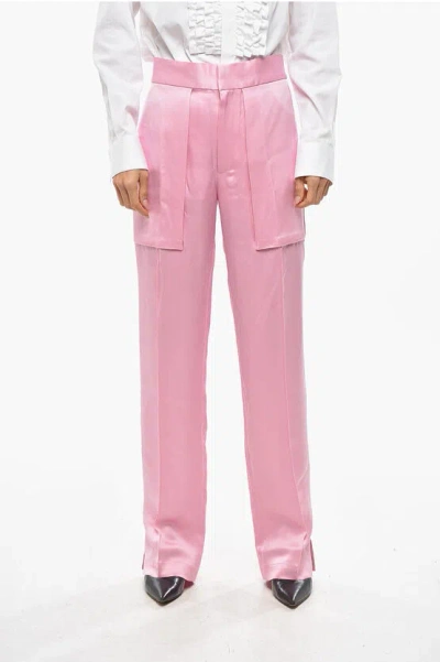 Sa Su Phi Satin Adriana Pants With Maxi Pockets