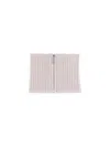Sa Su Phi Ribbed Zip-fastening Scarf In Pink