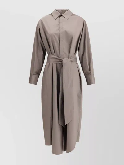 Sa Su Phi Sculptural Balloon Dress With Fluid Draping