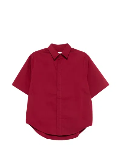 Sa Su Phi Short Sleeve Shirt In Burgundy