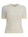 Sa Su Phi Short-sleeve Sweater In White