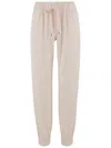 Sa Su Phi Silk And Viscose Valentina Joggers Pants In White