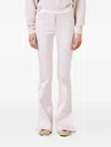 Sa Su Phi Silk Blend Flared Trousers In Pink