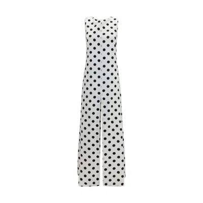 Sa Su Phi Silk Long Women's Dress In White