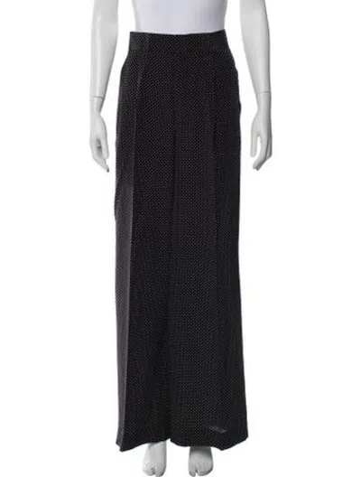 Pre-owned Sa Su Phi Silk Straight Leg Pants W/ Tags In Black