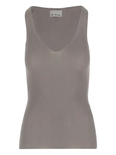 SA SU PHI SILK TANK TOP