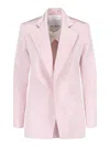 Sa Su Phi Single-breasted Blazer In Nude & Neutrals