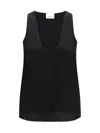 Sa Su Phi Scoop-neck Top In Black