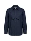 Sa Su Phi Su Denim Shirt In Blue