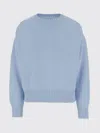 Sa Su Phi Women Light Blue Wool Jade Sweater, S Luxury Sweaters & Knitwear For Women Darveys In Blue