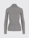 Sa Su Phi Long Sleeve Mock Neck Knitwear Top In Gray