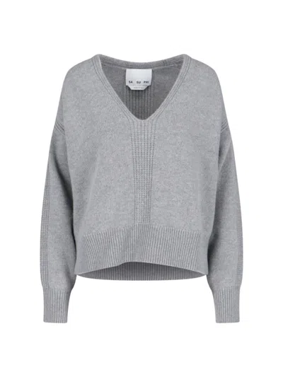 Sa Su Phi Sweaters In Gray