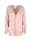 Sa Su Phi Cardigan In Misto Seta In Pink