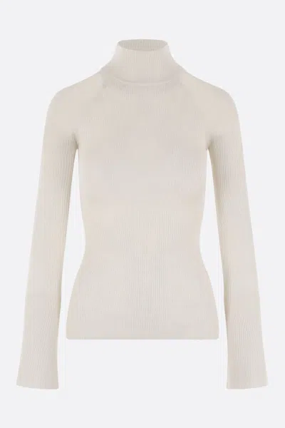 Sa Su Phi Ribbed-knit Jumper In Neutral